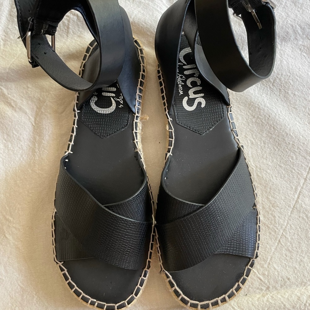 Black espadrilles by Sam Edelman